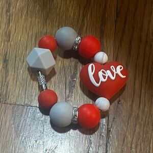 Handmade New Love Valentines Day Beaded Tumbler
Stanley cup charm Bracelet